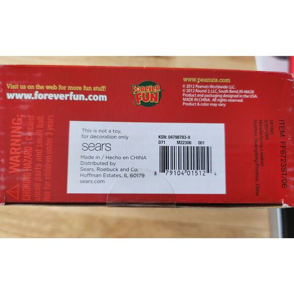 2012 Peanuts Poseable Snoopy Woodstock Snow Covered Doghouse Holiday Figurines - Picture 4 of 5